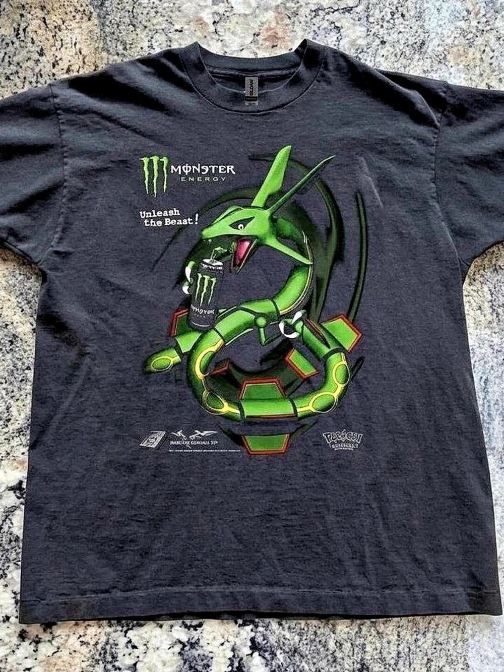 Monster Energy Graphic Short Sleeve Tee in Black